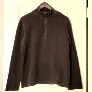 Calvin Klein Cotton Sweater - Thick mock turtle neck sweater in mocha - medium